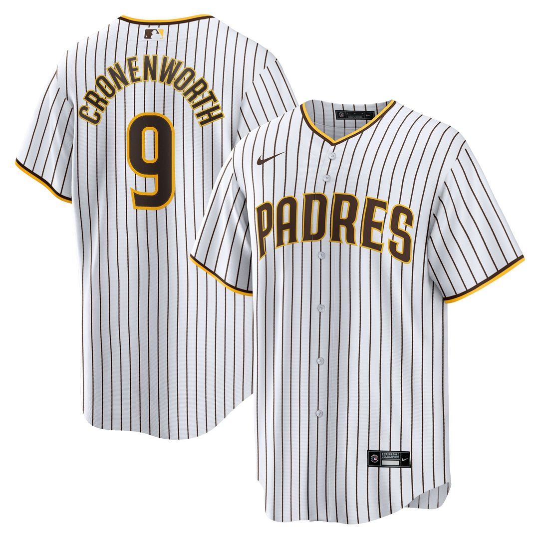Jake Cronenworth San Diego Padres Nike Home Replica Jersey - White Official MLB Team Apparel Baseball Fan Gear