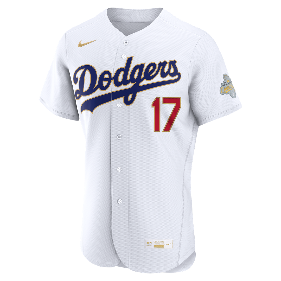 Shohei Ohtani Los Angeles Dodgers Nike 2026 Gold Collection Authentic Jersey - White Official MLB Team Apparel Baseball Fan Gear