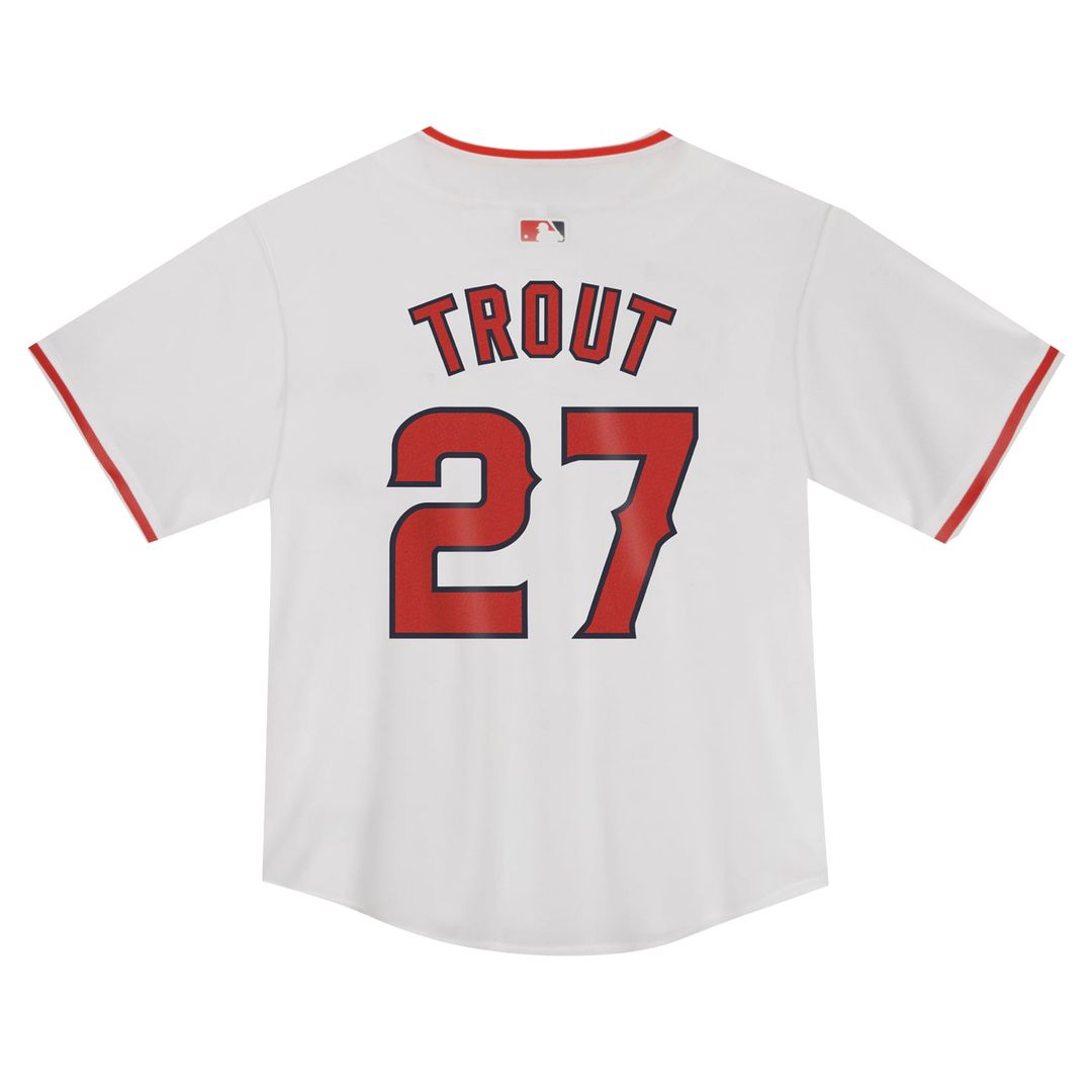 Mike Trout Los Angeles Angels Nike Toddler Game Jersey - White Official MLB Team Apparel Baseball Fan Gear