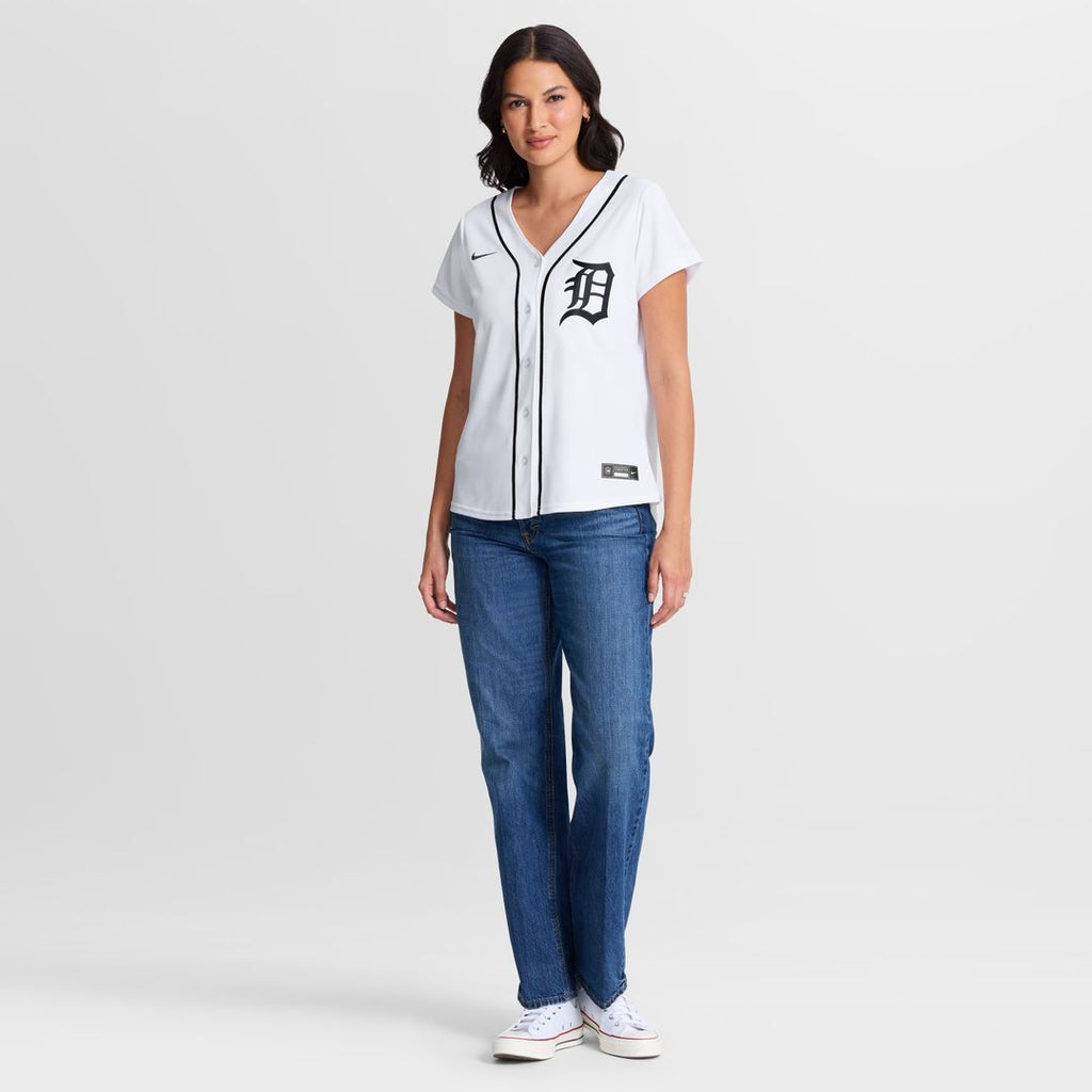 Gleyber Torres Detroit Tigers Nike Women's Home Replica Jersey - White Official MLB Team Apparel Baseball Fan Gear