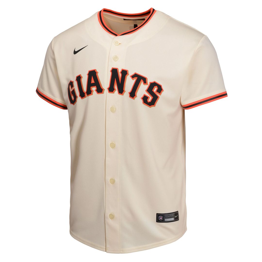 San Francisco Giants Nike Youth Home Game Jersey - Cream Official MLB Team Apparel Baseball Fan Gear