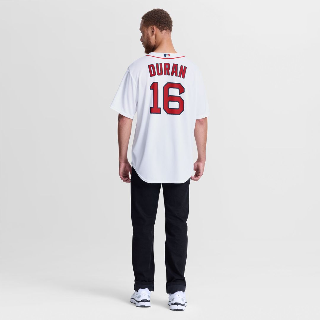 Jarren Duran Boston Red Sox Nike Home Replica Jersey - White Official MLB Team Apparel Baseball Fan Gear