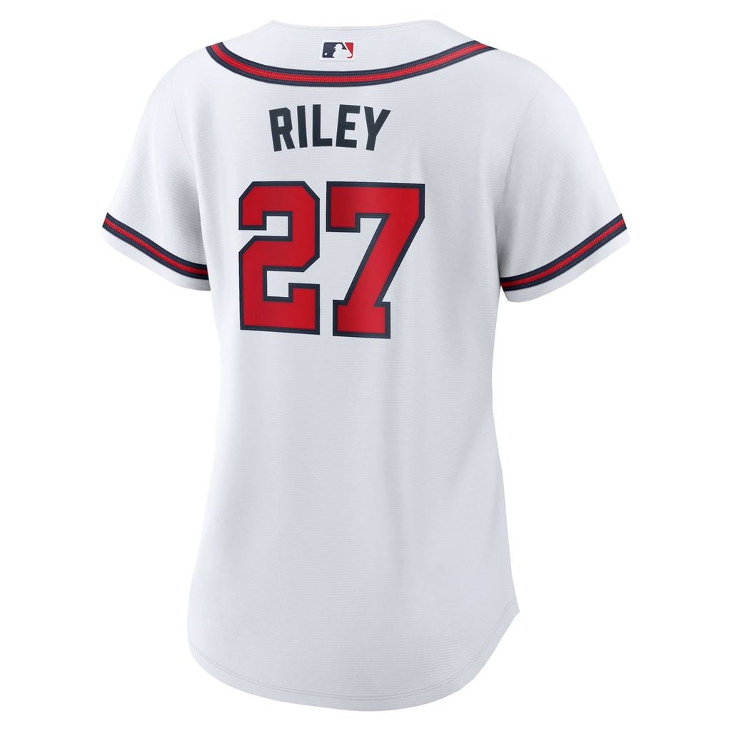 Austin Riley Atlanta Braves Nike Women's Home Replica Jersey - White Official MLB Team Apparel Baseball Fan Gear