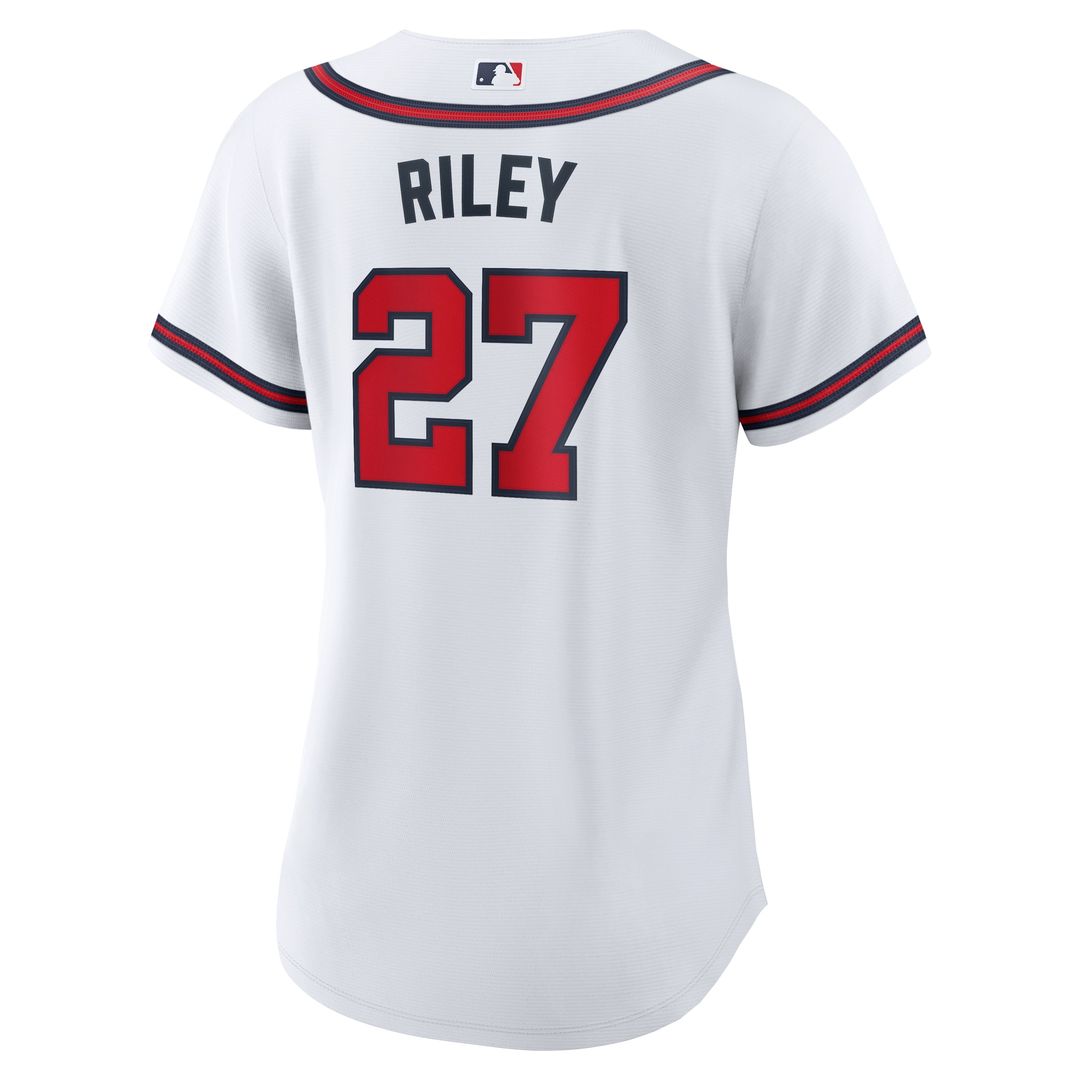 Austin Riley Atlanta Braves Nike Women's Home Replica Jersey - White Official MLB Team Apparel Baseball Fan Gear