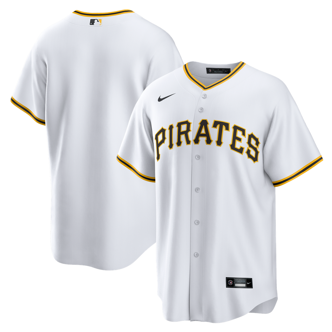 Pittsburgh Pirates Nike Home Big & Tall Replica Jersey - White Official MLB Team Apparel Baseball Fan Gear