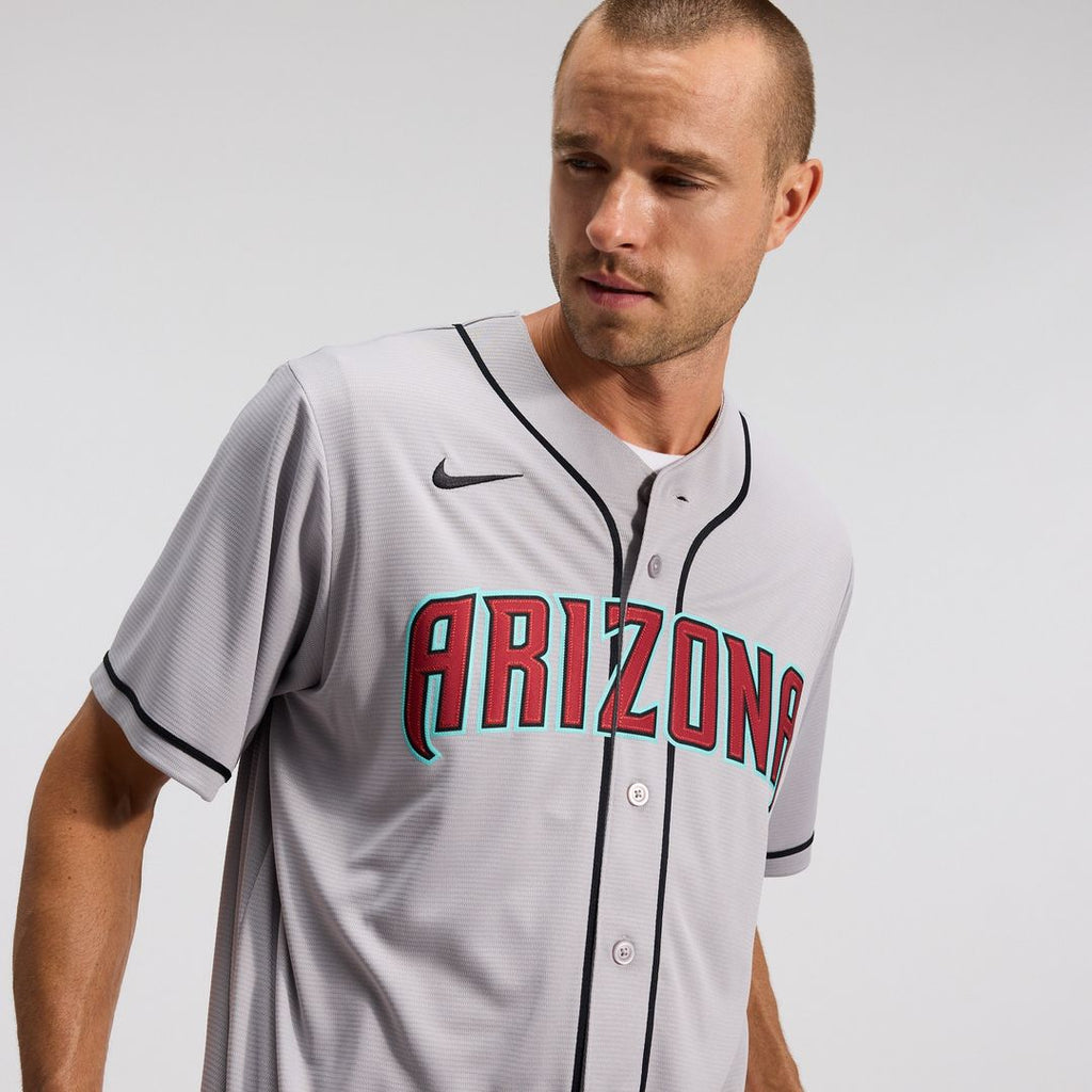 Corbin Carroll Arizona Diamondbacks Nike Road Replica Jersey - Gray Official MLB Team Apparel Baseball Fan Gear