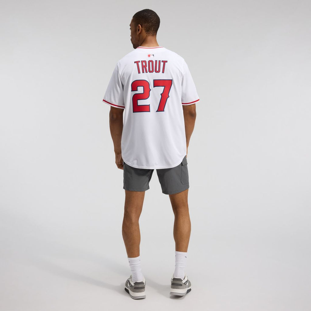 Mike Trout Los Angeles Angels Nike Home Limited Player Jersey - White Official MLB Team Apparel Baseball Fan Gear