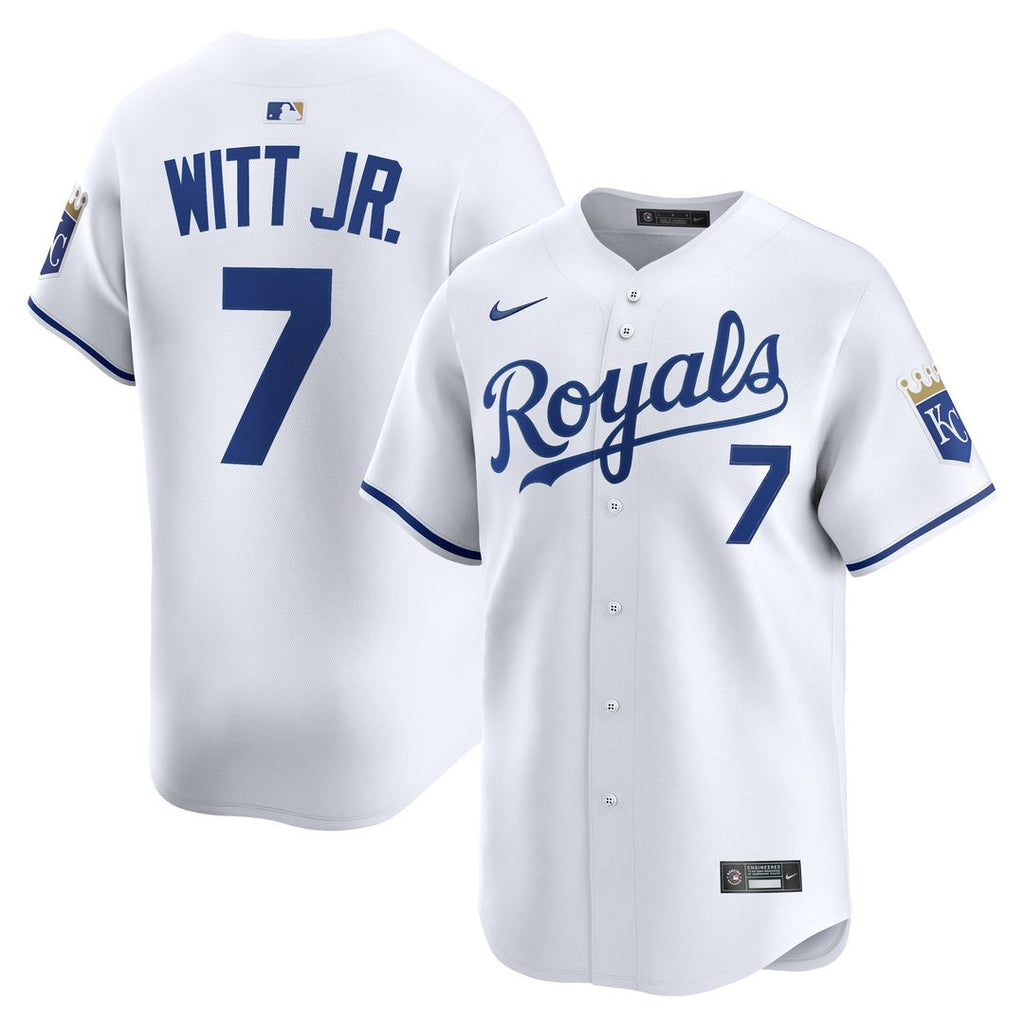 Bobby Witt Jr. Kansas City Royals Nike Home Limited Player Jersey - White Official MLB Team Apparel Baseball Fan Gear