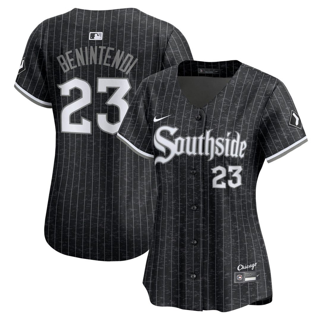 Andrew Benintendi Chicago White Sox Nike Women's City Connect Limited Jersey - Black Official MLB Team Apparel Baseball Fan Gear