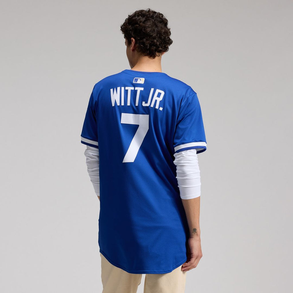 Bobby Witt Jr. Kansas City Royals Nike Alternate 2 Elite Player Jersey - Royal Official MLB Team Apparel Baseball Fan Gear