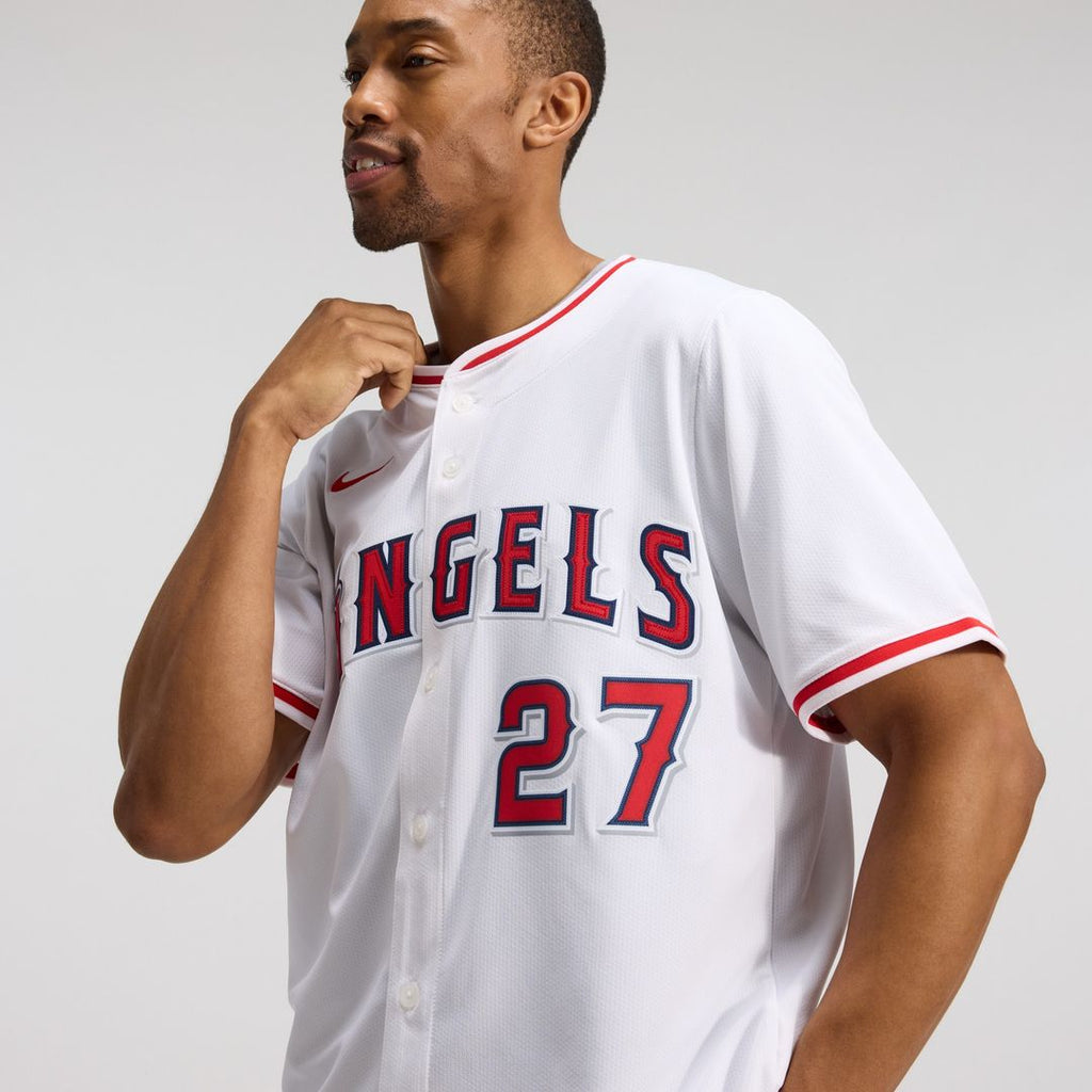 Mike Trout Los Angeles Angels Nike Home Limited Player Jersey - White Official MLB Team Apparel Baseball Fan Gear