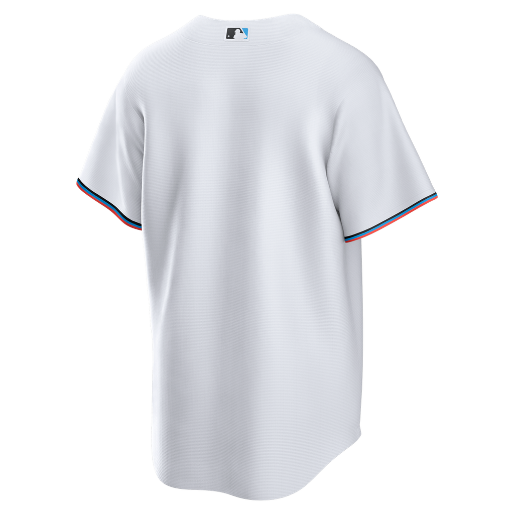 Miami Marlins Nike Home Big & Tall Replica Jersey - White Official MLB Team Apparel Baseball Fan Gear