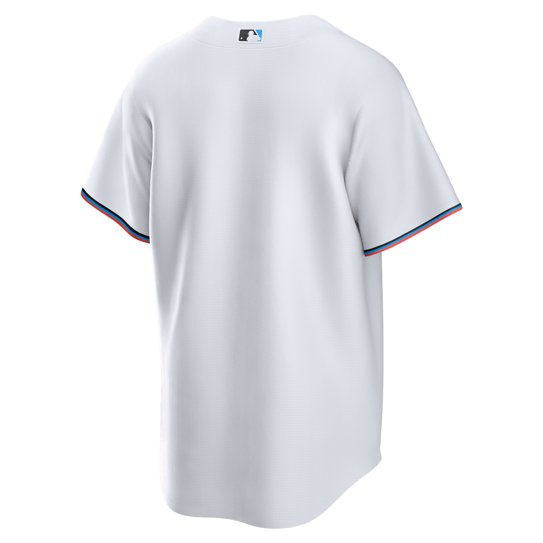 Miami Marlins Nike Home Big & Tall Replica Jersey - White Official MLB Team Apparel Baseball Fan Gear