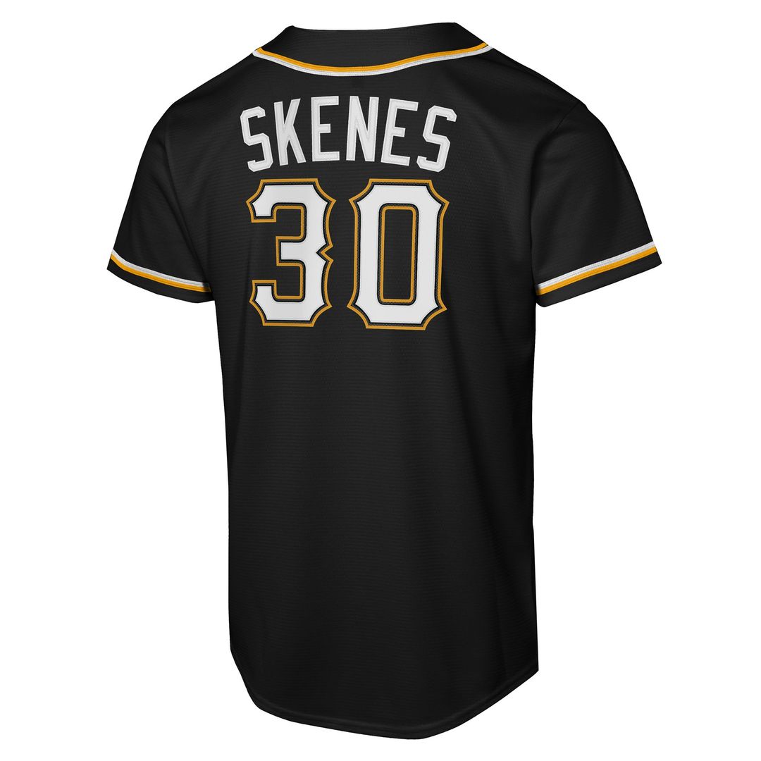Paul Skenes Pittsburgh Pirates Nike Youth Fashion Replica Player Jersey - Black Official MLB Team Apparel Baseball Fan Gear