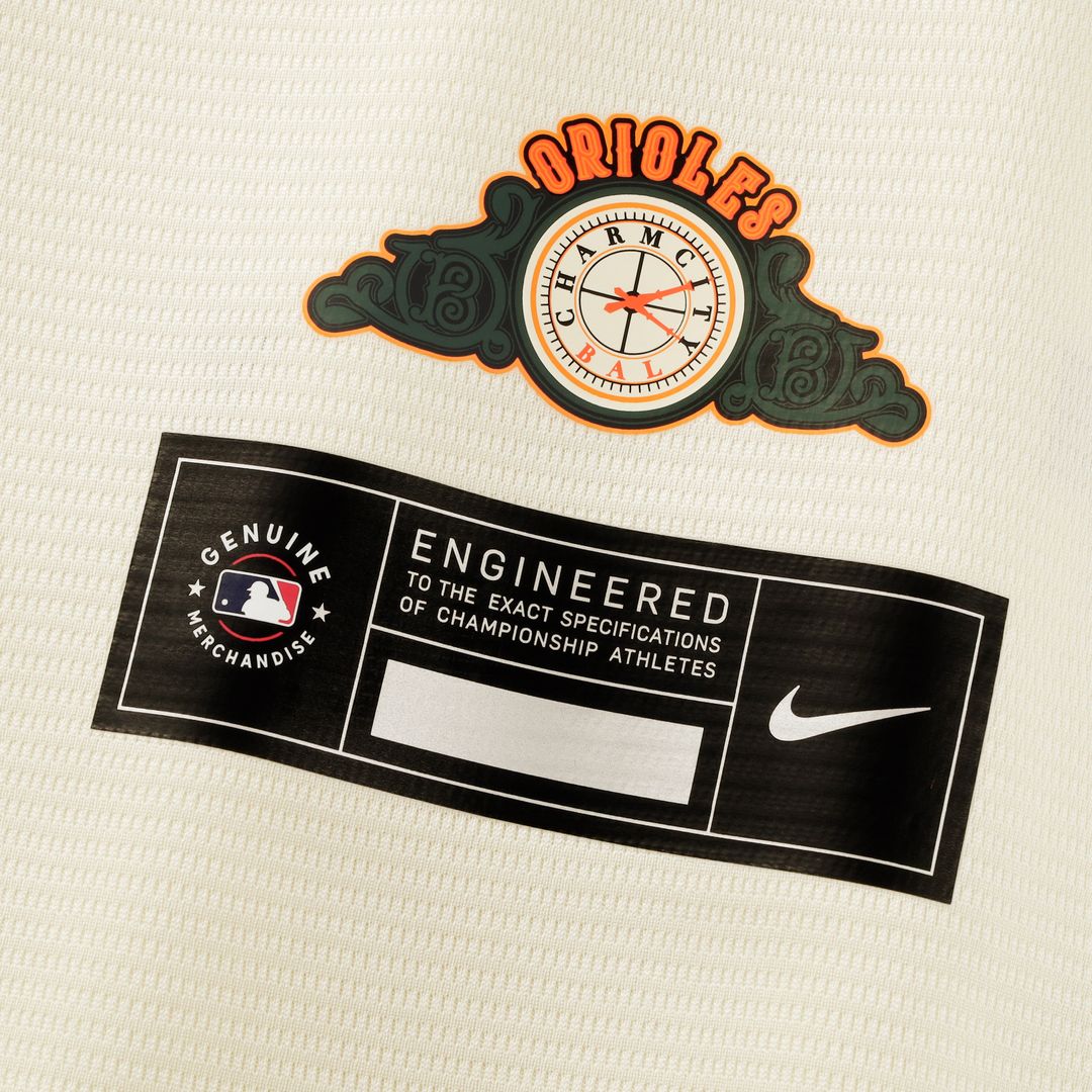 Adley Rutschman Baltimore Orioles Nike 2026 City Connect Stadium Jersey - Cream Official MLB Team Apparel Baseball Fan Gear