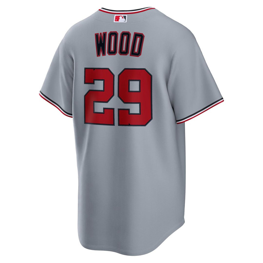 James Wood Washington Nationals Nike Road Replica Jersey - Gray Official MLB Team Apparel Baseball Fan Gear