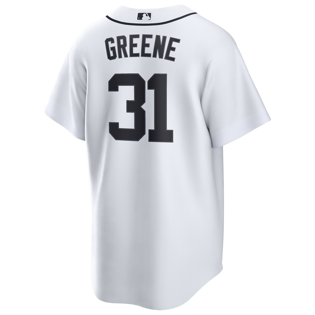 Riley Greene Detroit Tigers Nike Home Replica Jersey - White Official MLB Team Apparel Baseball Fan Gear