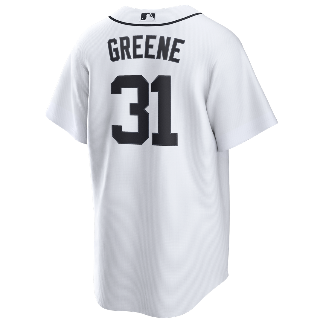 Riley Greene Detroit Tigers Nike Home Replica Jersey - White Official MLB Team Apparel Baseball Fan Gear