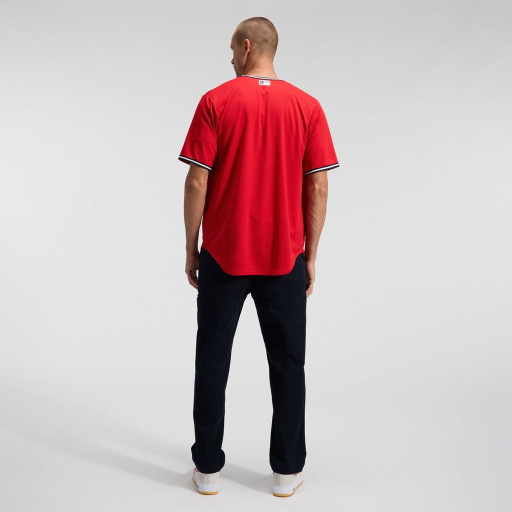 Cleveland Guardians Nike Alternate 2 Replica Jersey - Red Official MLB Team Apparel Baseball Fan Gear