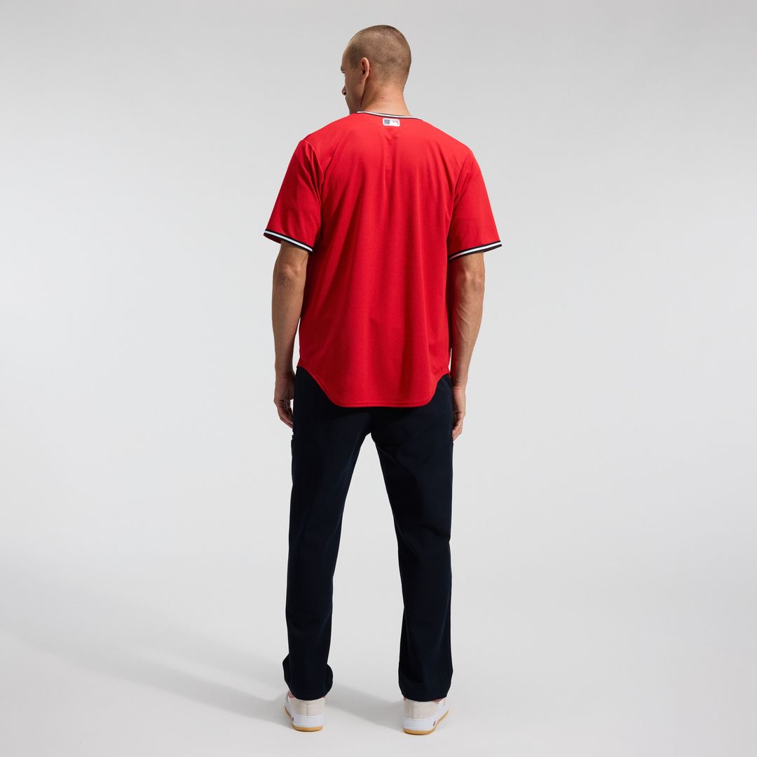 Cleveland Guardians Nike Alternate 2 Replica Jersey - Red Official MLB Team Apparel Baseball Fan Gear