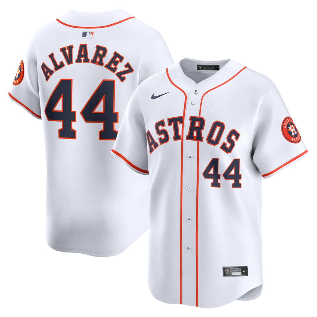 Yordan Alvarez Houston Astros Nike Home Limited Player Jersey - White Official MLB Team Apparel Baseball Fan Gear