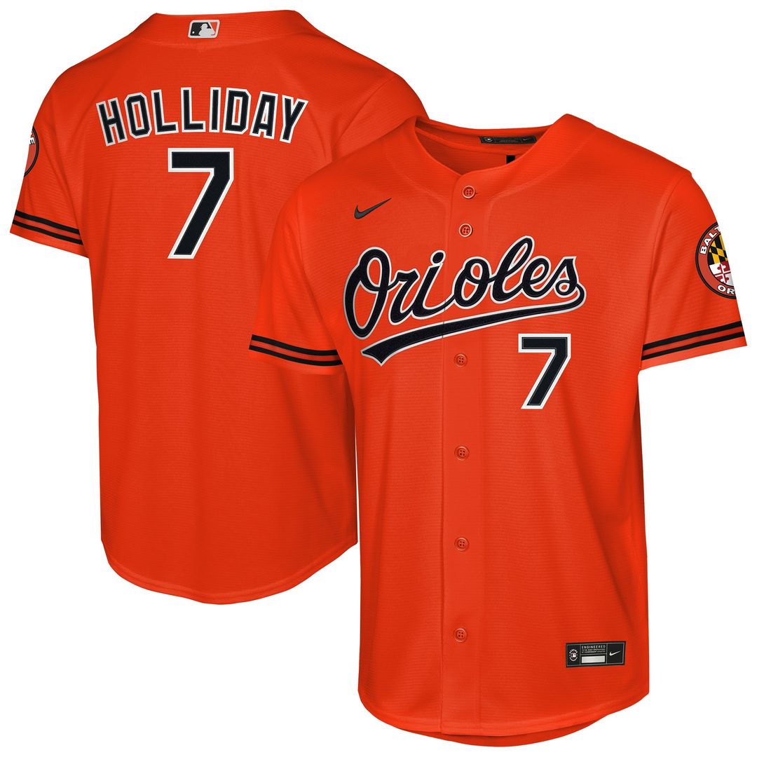 Jackson Holliday Baltimore Orioles Nike Youth Home Stadium Player Jersey - White Official MLB Team Apparel Baseball Fan Gear
