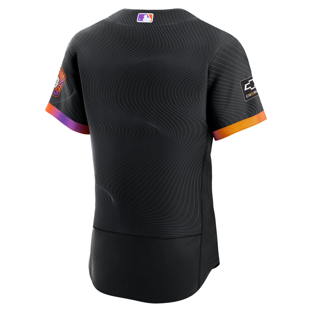 San Francisco Giants Nike City Connect Authentic Sponsor Patch Jersey - Anthracite Official MLB Team Apparel Baseball Fan Gear