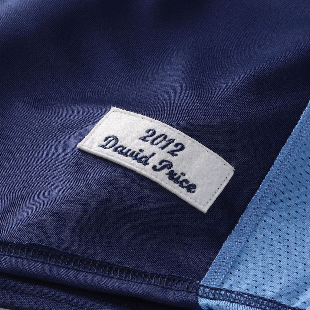 David Price Tampa Bay Rays Mitchell & Ness Authentic Batting Practice Jersey - Blue Official MLB Team Apparel Baseball Fan Gear