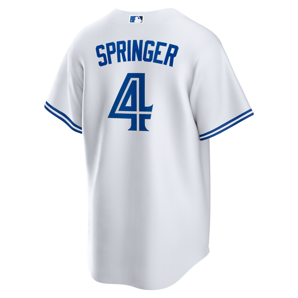 George Springer Toronto Blue Jays Nike Home Replica Jersey - White Official MLB Team Apparel Baseball Fan Gear