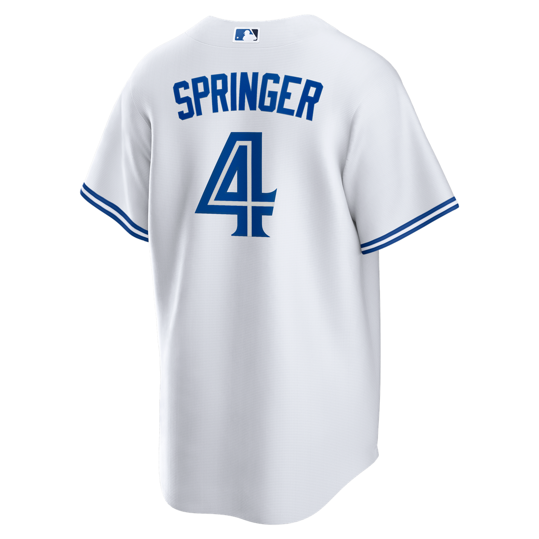 George Springer Toronto Blue Jays Nike Home Replica Jersey - White Official MLB Team Apparel Baseball Fan Gear