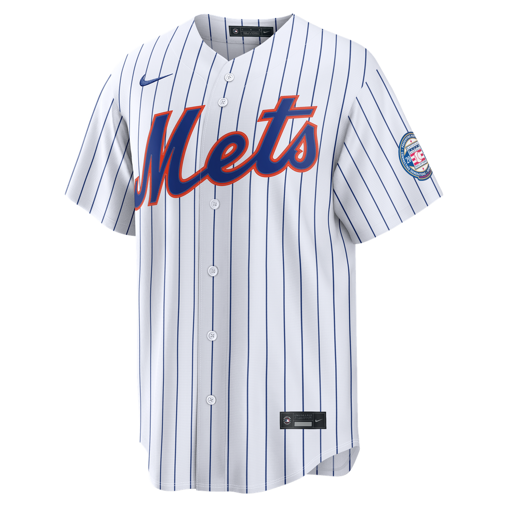 Carlos Beltran New York Mets Nike Home Replica 2026 Hall of Fame Patch Jersey - White Official MLB Team Apparel Baseball Fan Gear