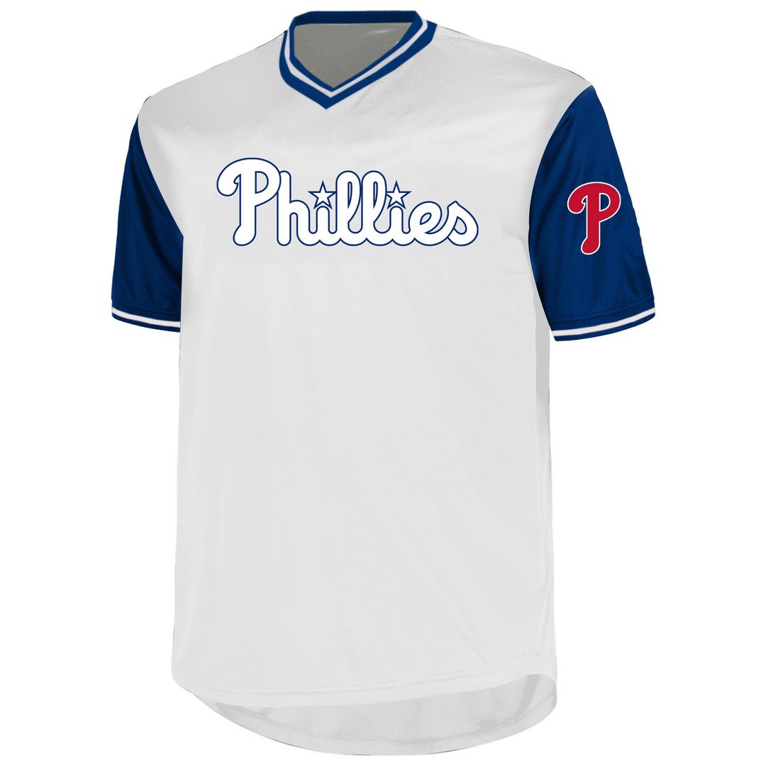 Bryce Harper Philadelphia Phillies Profile Big & Tall Name & Number Jersey - White Official MLB Team Apparel Baseball Fan Gear