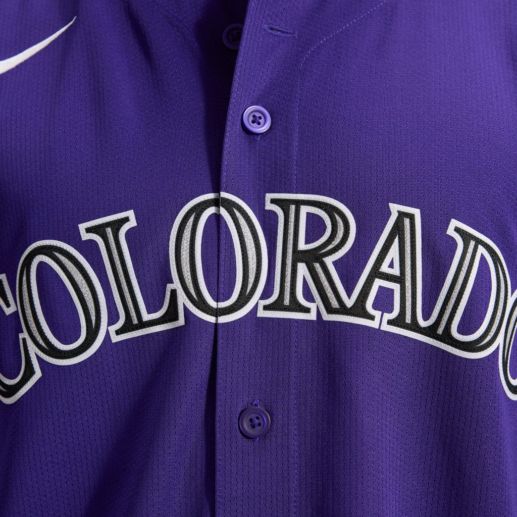 Colorado Rockies Nike Alternate Limited Jersey - Purple Official MLB Team Apparel Baseball Fan Gear