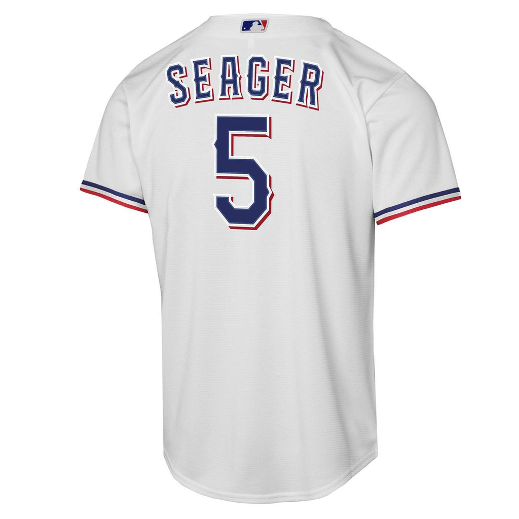 Corey Seager Texas Rangers Nike Youth Home Replica Player Jersey - White Official MLB Team Apparel Baseball Fan Gear