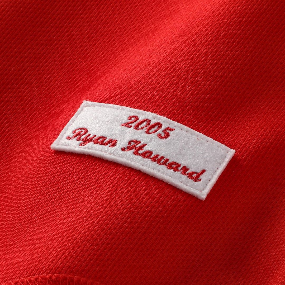 Ryan Howard Philadelphia Phillies Mitchell & Ness Cooperstown Collection Batting Practice Jersey – Red Official MLB Team Apparel Baseball Fan Gear