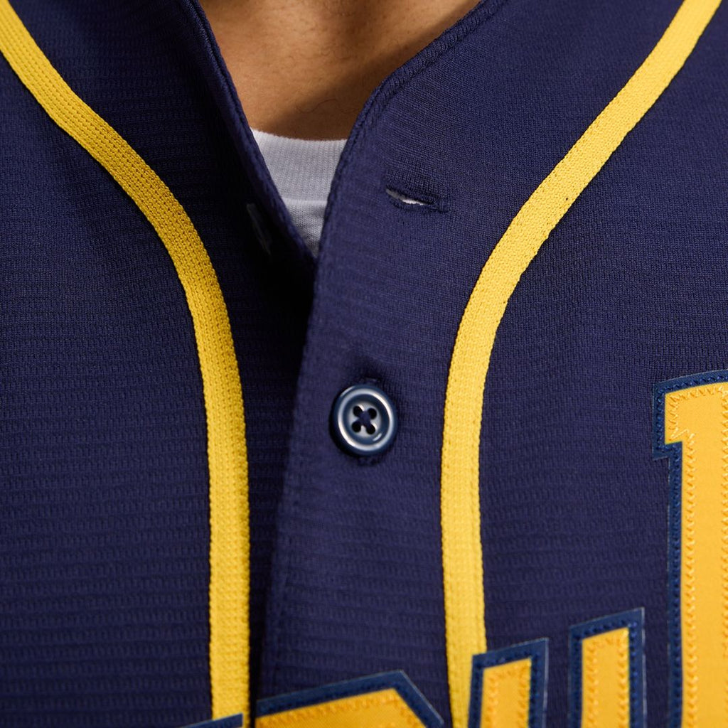 Milwaukee Brewers Nike Alternate Replica Team Jersey - Navy Official MLB Team Apparel Baseball Fan Gear