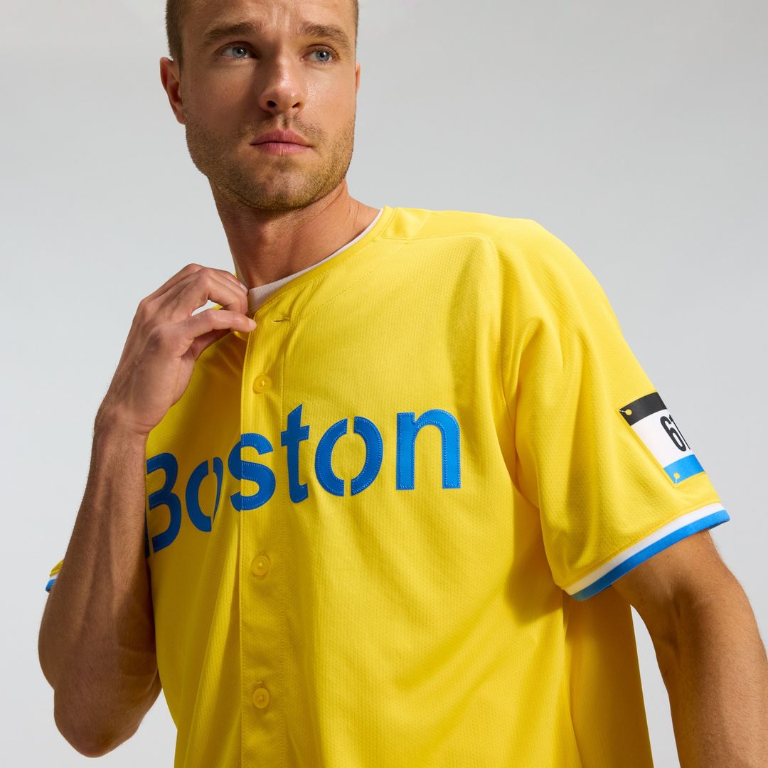 Boston Red Sox Nike City Connect Limited Jersey - Gold Official MLB Team Apparel Baseball Fan Gear