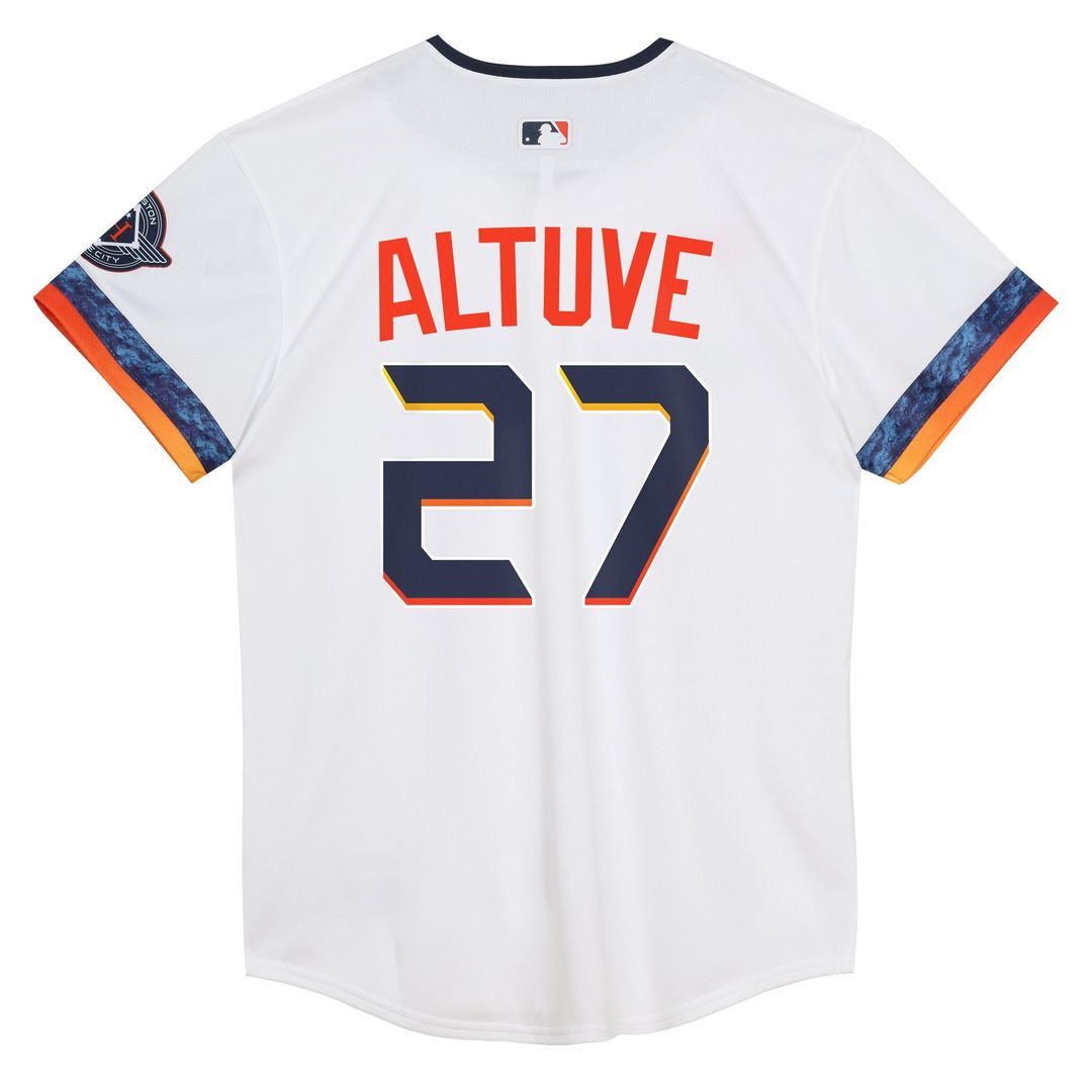 Jose Altuve Houston Astros Nike Preschool 2025 City Connect Limited Player Jersey - White Official MLB Team Apparel Baseball Fan Gear
