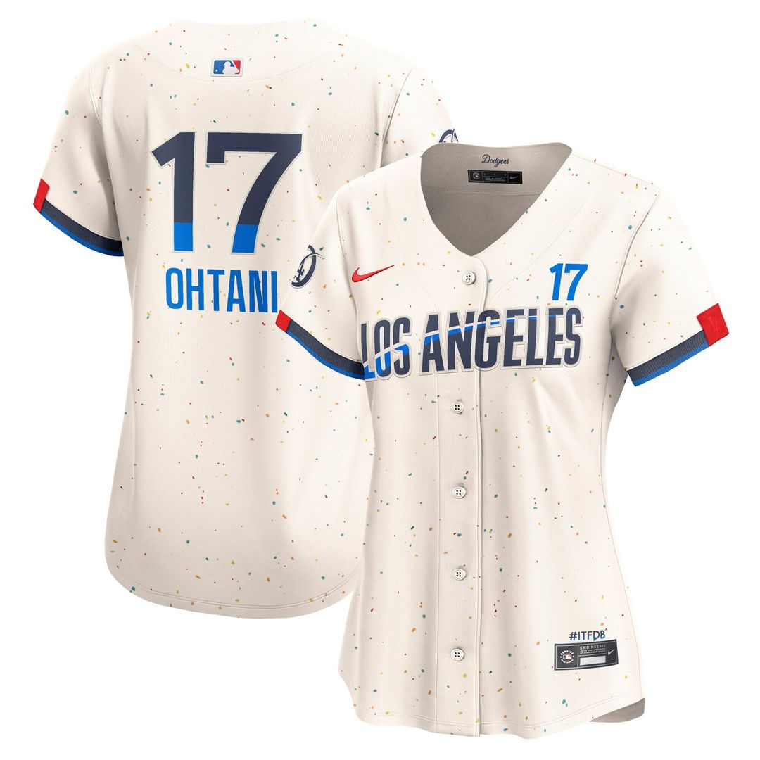 Shohei Ohtani Los Angeles Dodgers Nike Women's City Connect Limited Player Jersey - Cream Official MLB Team Apparel Baseball Fan Gear