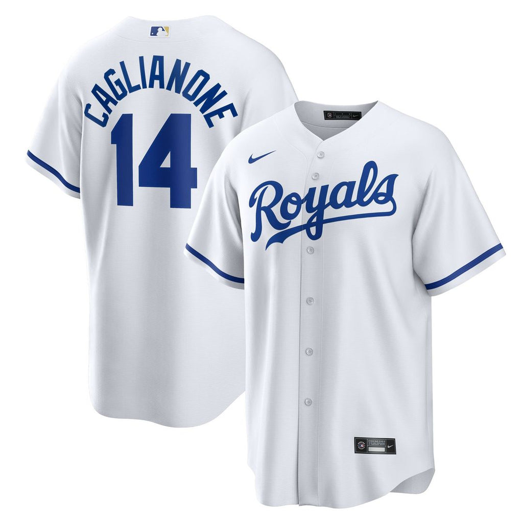 Jac Caglianone Kansas City Royals Nike Home Replica Jersey - White Official MLB Team Apparel Baseball Fan Gear
