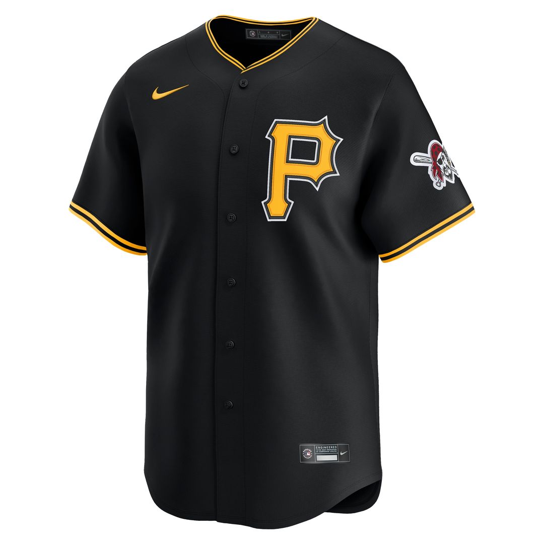 Pittsburgh Pirates Nike Alternate Limited Jersey - Black Official MLB Team Apparel Baseball Fan Gear