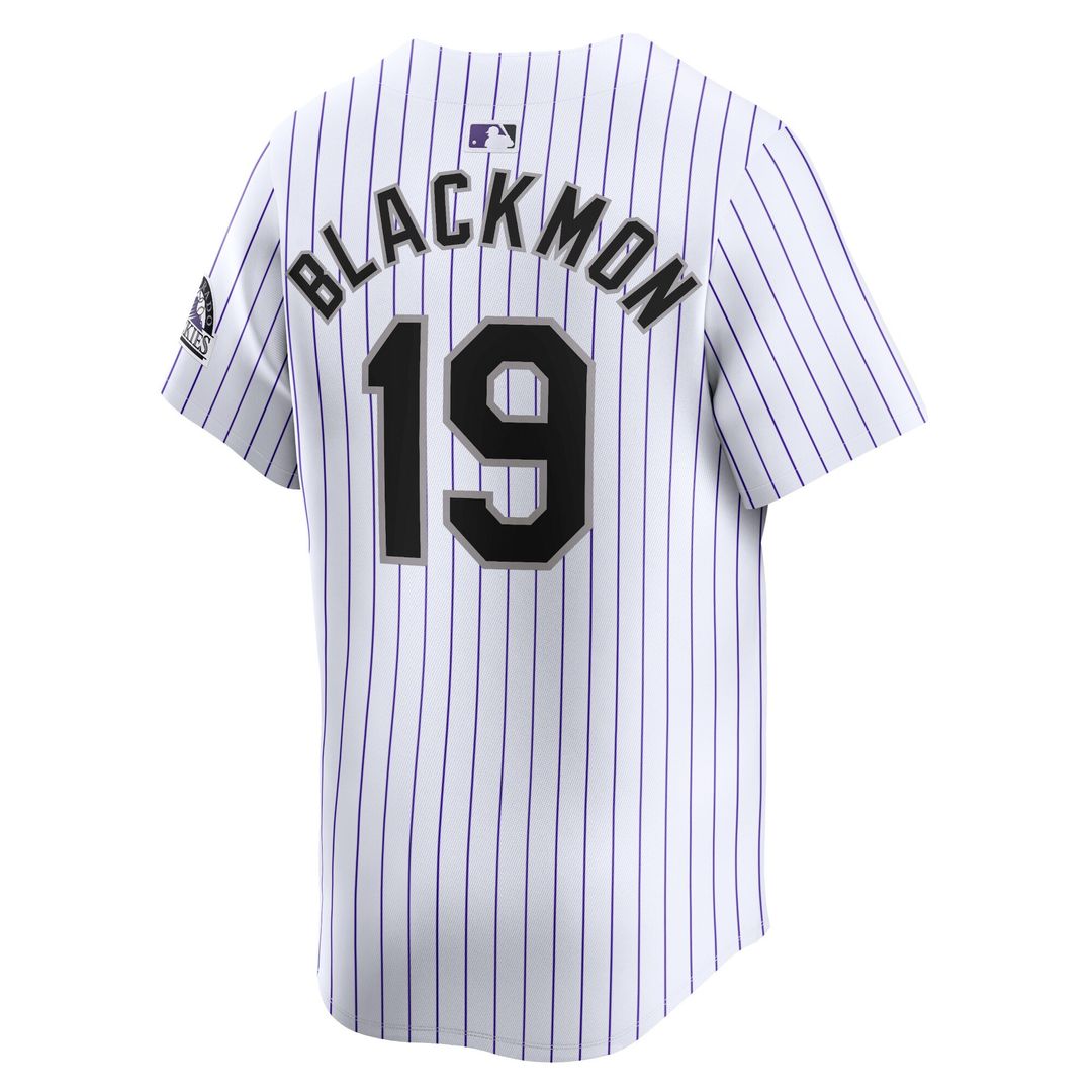 Charlie Blackmon Colorado Rockies Nike Youth Home Limited Player Jersey - White Official MLB Team Apparel Baseball Fan Gear