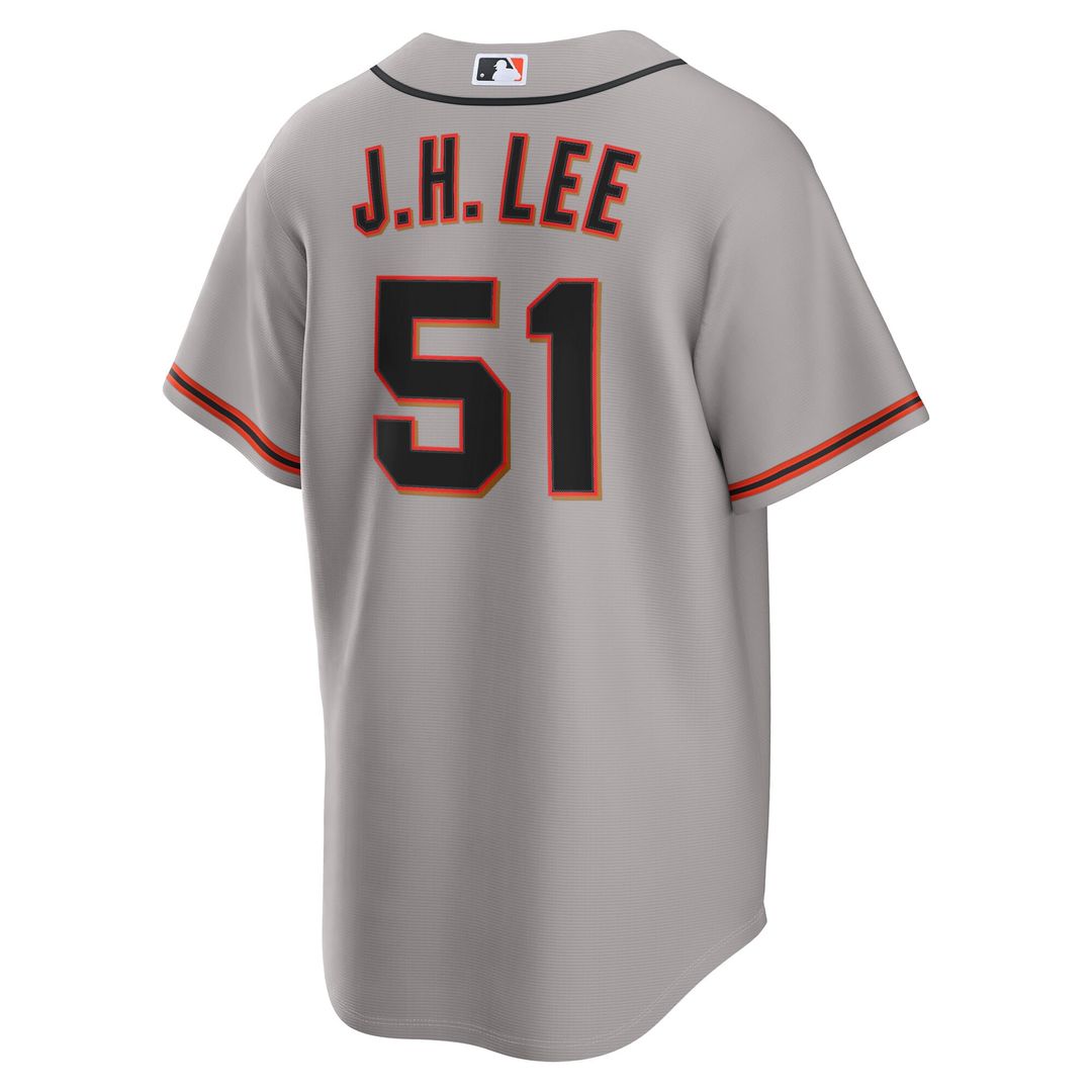 Jung Hoo Lee San Francisco Giants Nike Road Replica Jersey - Gray Official MLB Team Apparel Baseball Fan Gear