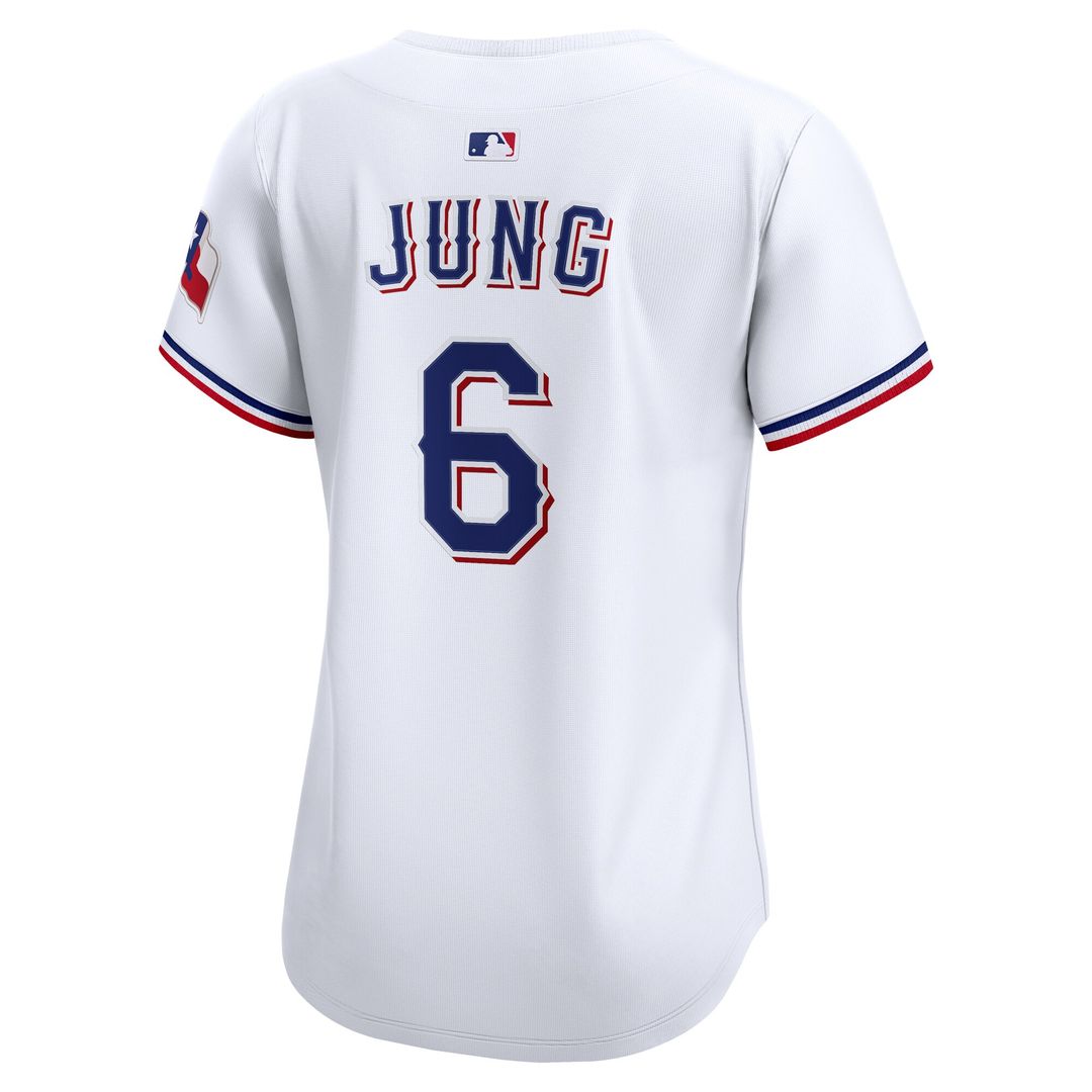 Josh Jung Texas Rangers Nike Women's Home Limited Player Jersey - White Official MLB Team Apparel Baseball Fan Gear