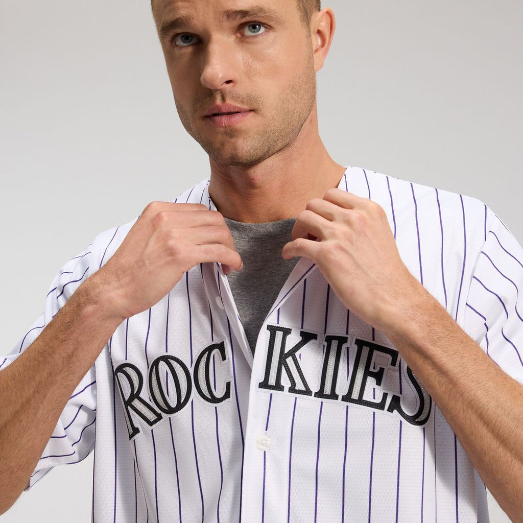 Colorado Rockies Nike Home Replica Team Jersey - White Official MLB Team Apparel Baseball Fan Gear