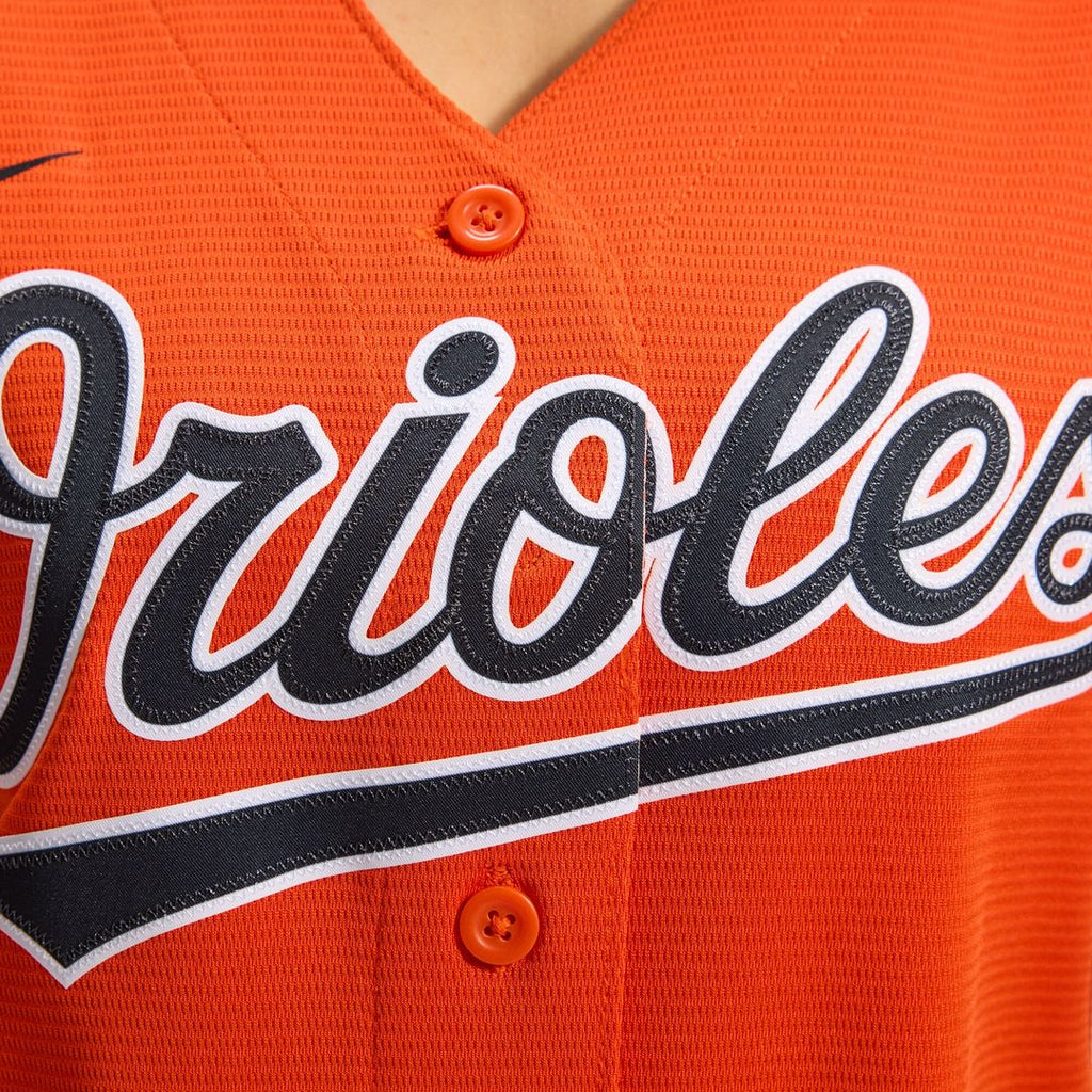 Adley Rutschman Baltimore Orioles Nike Women's Alternate Replica Player Jersey - Orange Official MLB Team Apparel Baseball Fan Gear