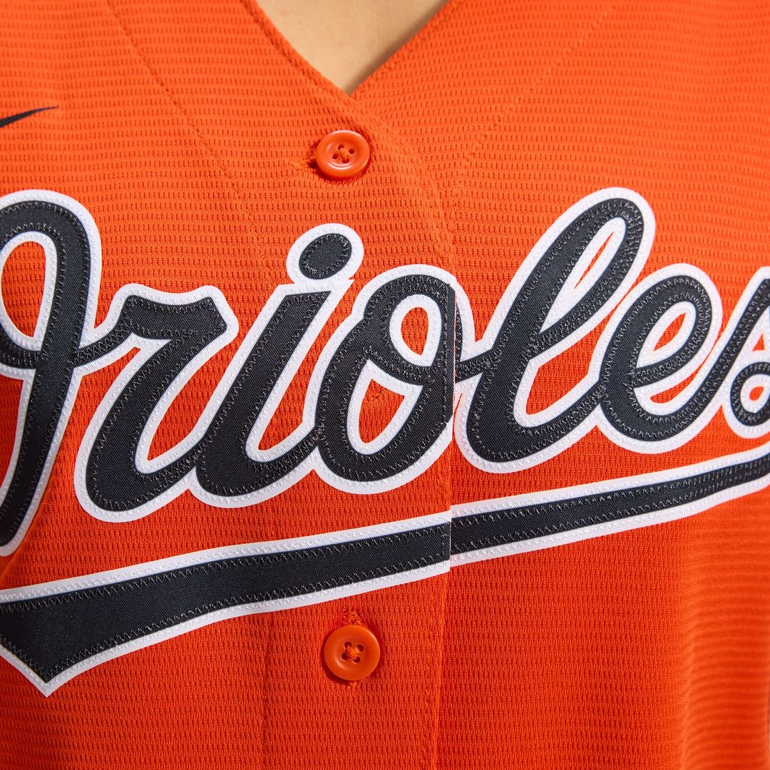 Adley Rutschman Baltimore Orioles Nike Women's Alternate Replica Player Jersey - Orange Official MLB Team Apparel Baseball Fan Gear
