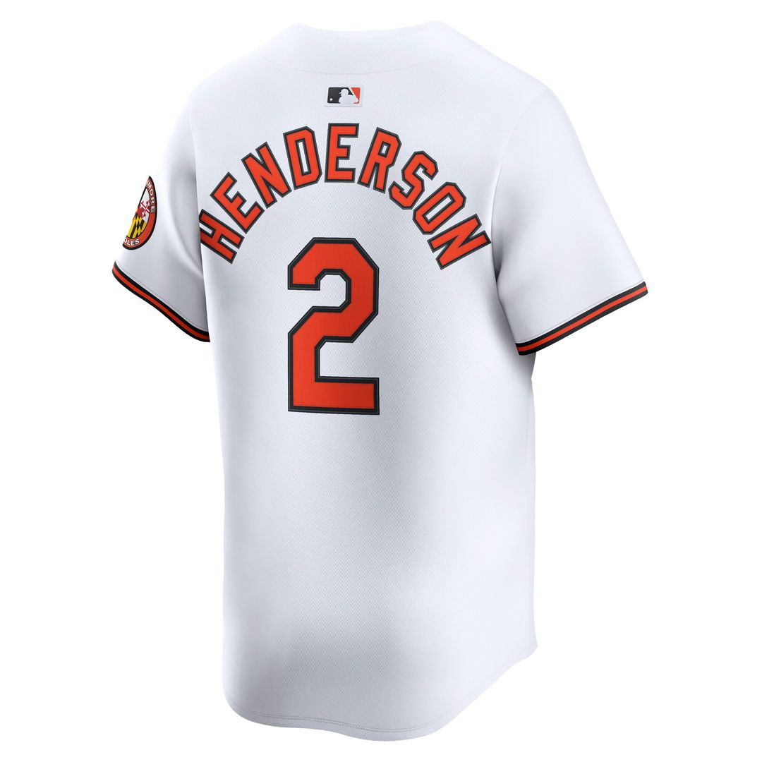 Gunnar Henderson Baltimore Orioles Nike Road Limited Player Jersey - Gray Official MLB Team Apparel Baseball Fan Gear