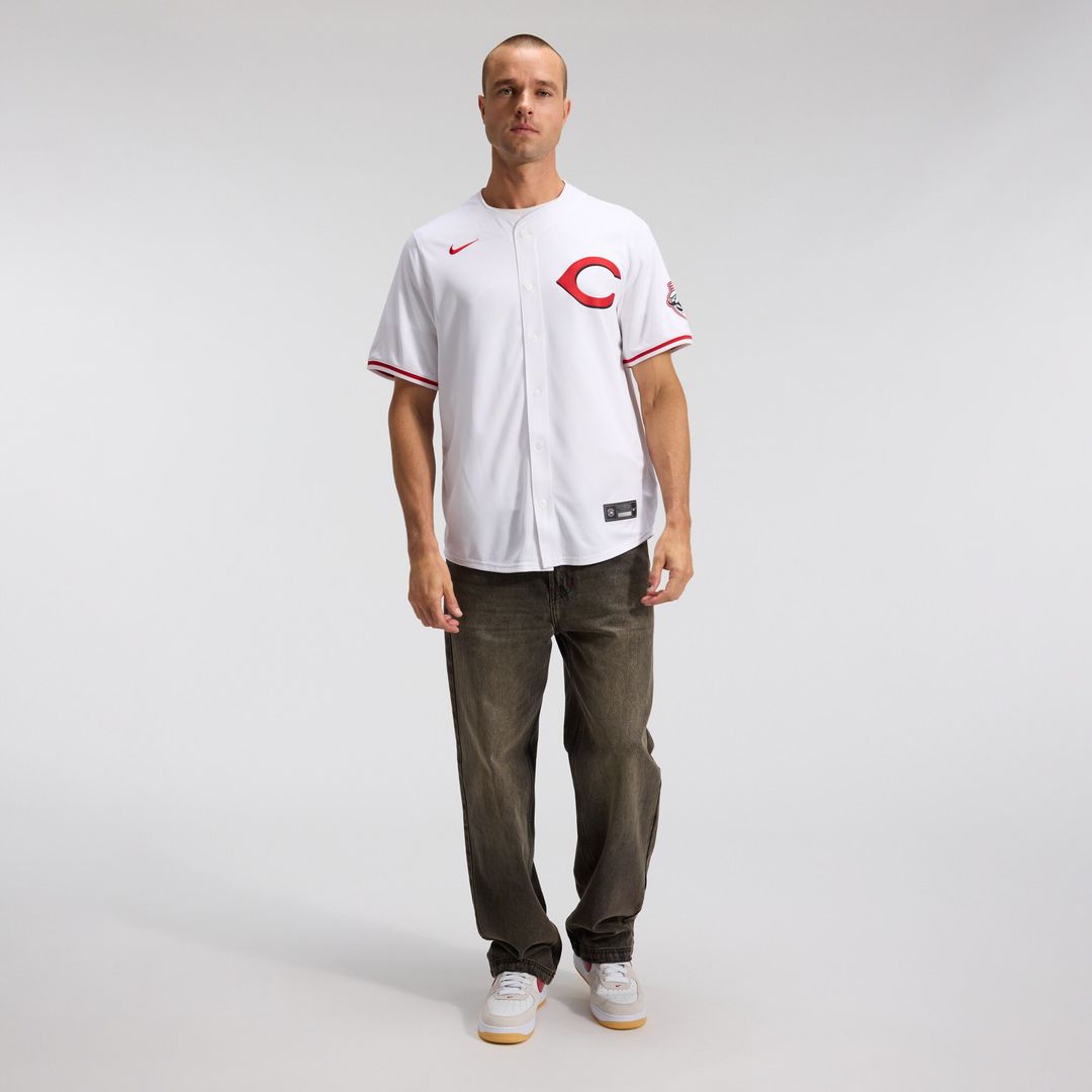 Elly De La Cruz Cincinnati Reds Nike Alternate 2 Limited Player Jersey - White Official MLB Team Apparel Baseball Fan Gear