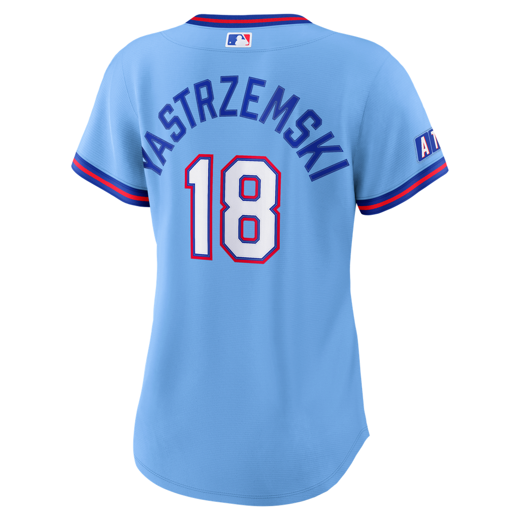 Mike Yastrzemski Atlanta Braves Nike Women's 2026 City Connect Stadium Jersey - Powder Blue Official MLB Team Apparel Baseball Fan Gear